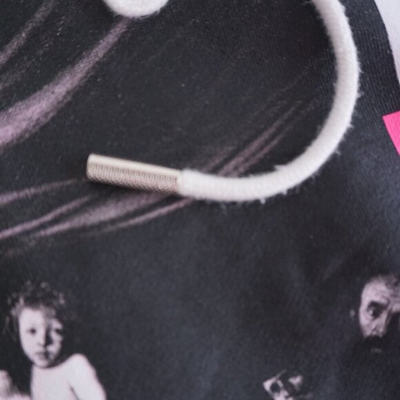 Off-White Caravaggio Hooded Cotton Streetwear Sweatshirt White Size Large - Picture 12 of 16